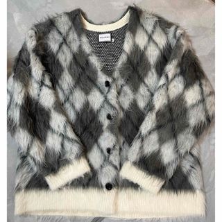 マウジー(moussy)のMOUSSYマウジーSHAGGYKNITCARDIGAN シャギーニットカーディ(カーディガン)