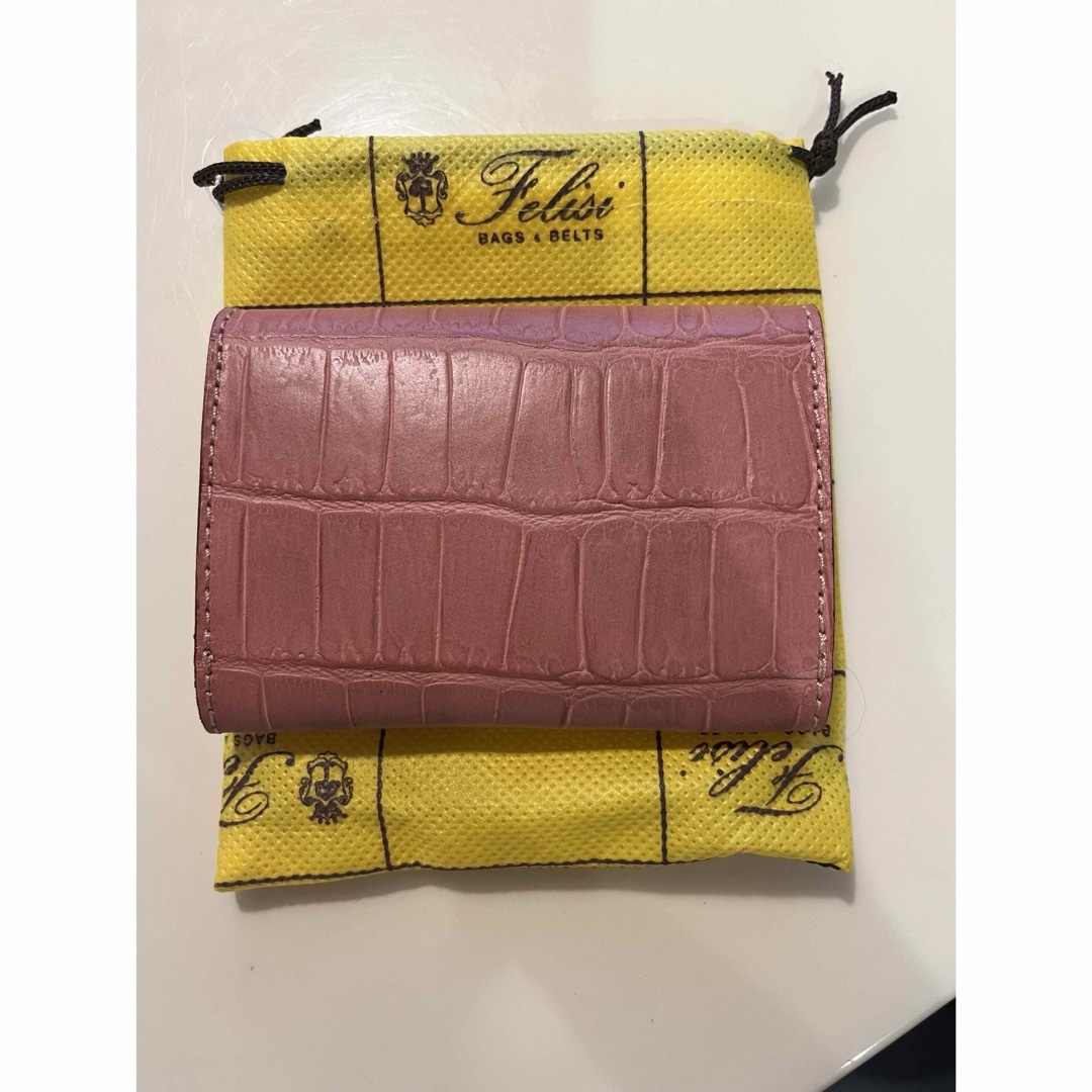 Felisi(フェリージ)の【未使用品】FELISIカードケース 450/SA  ANTIQUE PINK レディースのファッション小物(名刺入れ/定期入れ)の商品写真