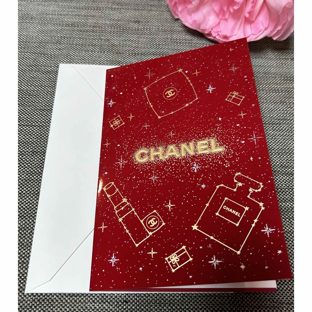 CHANEL(シャネル)のシャネル ホリデー限定 ギフトBOX ＆ クリスマスカード レディースのバッグ(ショップ袋)の商品写真