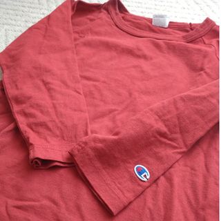 チャンピオン(Champion)の中古　Champion　赤色ロングTシャツ(Tシャツ(長袖/七分))