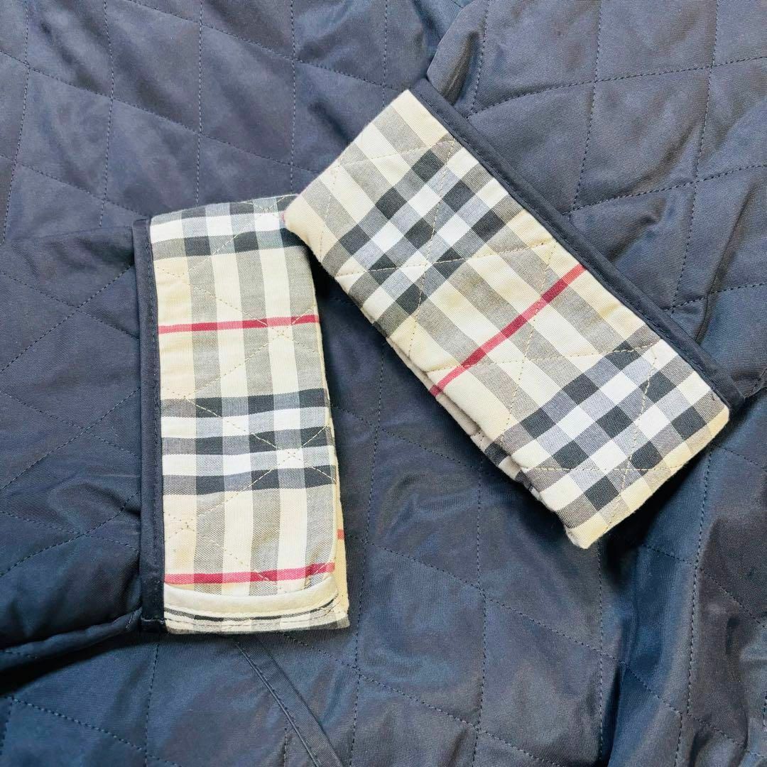 BURBERRY(バーバリー)の美品 バーバリーロンドン キルティングコート ノバチェック イングランド製 XL レディースのジャケット/アウター(ブルゾン)の商品写真