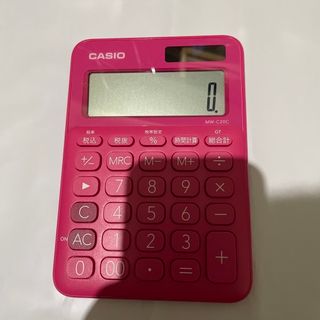 カシオ(CASIO)のCASIO 電卓 ピンク(オフィス用品一般)