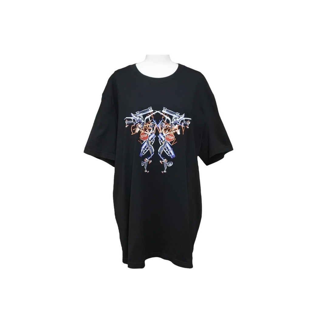 GIVENCHY(ジバンシィ)のGIVENCHY ジバンシィ 半袖 Ｔシャツ Neon Lights BM71203002 ブラック コットン サイズ XXL 美品 中古 57705 レディースのトップス(Tシャツ(半袖/袖なし))の商品写真