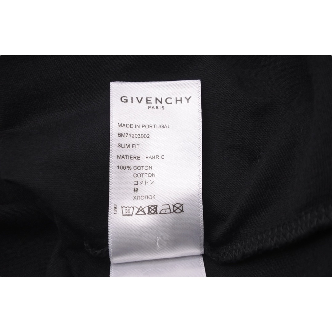 GIVENCHY(ジバンシィ)のGIVENCHY ジバンシィ 半袖 Ｔシャツ Neon Lights BM71203002 ブラック コットン サイズ XXL 美品 中古 57705 レディースのトップス(Tシャツ(半袖/袖なし))の商品写真