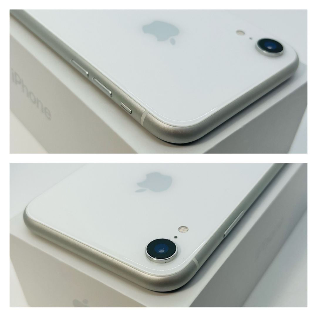 iPhone - A 新品電池 iPhone XR White 128 GB SIMフリー 本体の通販 by