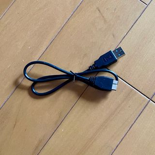 USBケーブル【3.0 micro B / USB A】 45cm 黒(その他)