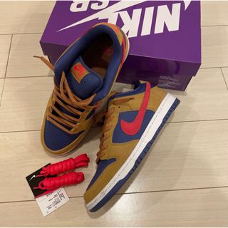 ナイキ(NIKE)の27.5cm SB DUNK LOW PRO WHEAT AND PURPLE(スニーカー)