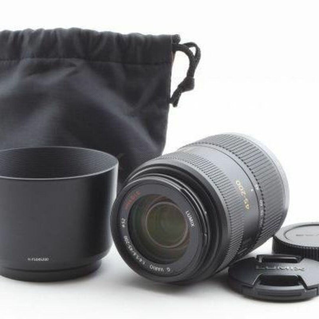 MOCOのカメラ一覧はこちら【美品】 LUMIX G VARIO F1.4-5.6 45-200mm レンズ