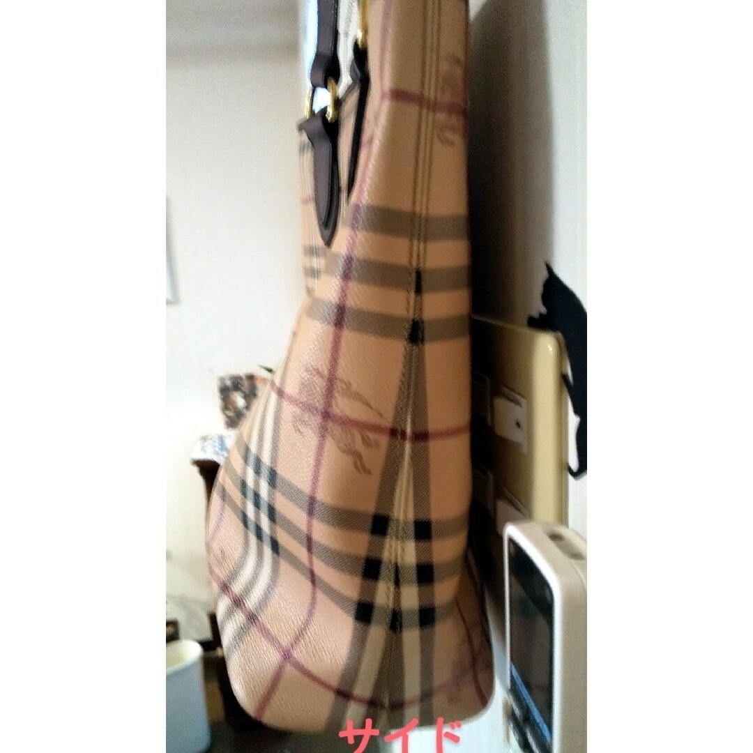 BURBERRY(バーバリー)のBURBERRYノバチェック シャドーホース トートバック レディースのバッグ(トートバッグ)の商品写真