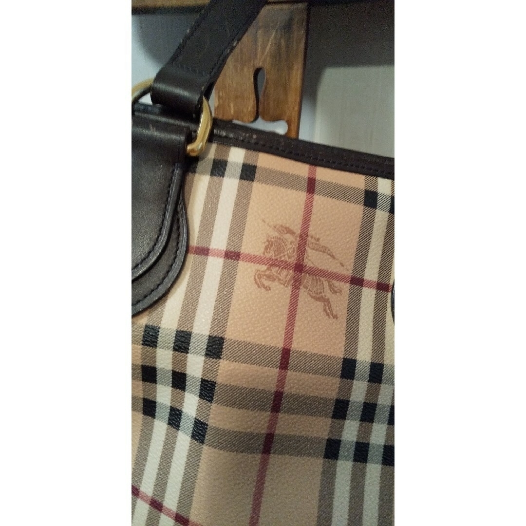 BURBERRY(バーバリー)のBURBERRYノバチェック シャドーホース トートバック レディースのバッグ(トートバッグ)の商品写真