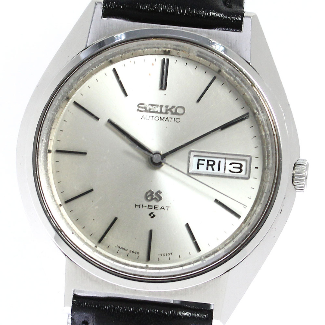 訳あり セイコー SEIKO 5646-7010 グランドセイコー デイデイト 自動巻き メンズ _774339デイデイト付属品