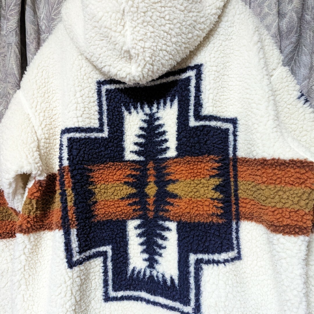 PENDLETON - PENDLETONペンドルトン バックロゴボアZIPパーカーの通販 by