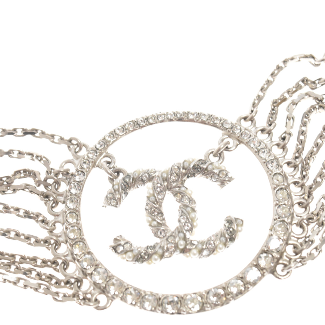 CHANEL(シャネル)のCHANEL シャネル 18A Rhinestone Anchor & Coco Mark Choker ラインストーンココマークチョーカー メンズのアクセサリー(ネックレス)の商品写真