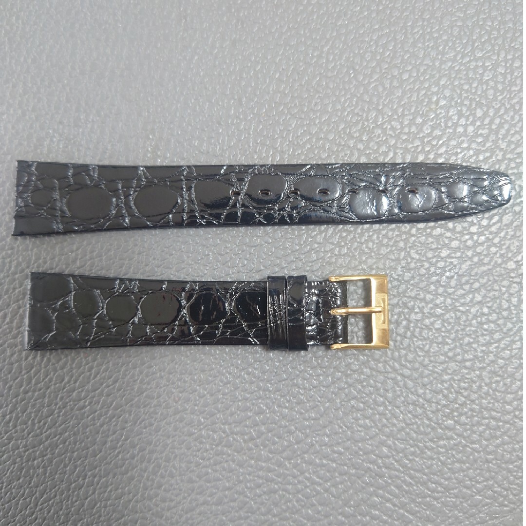 TECHNOS(テクノス)のテクノス　腕時計　革ベルト　１８mm 尾錠付 メンズの時計(レザーベルト)の商品写真