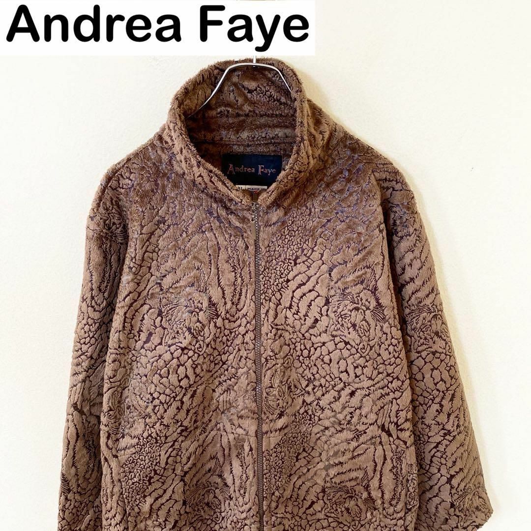 メンズUSA製　Andrea Faye Design Fleece jacket