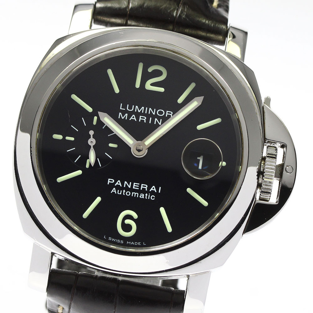 パネライ PANERAI PAM00104 ルミノールマリーナ スモールセコンド 自動巻き メンズ 箱・保証書付き_785019ルミノールマリーナ対象