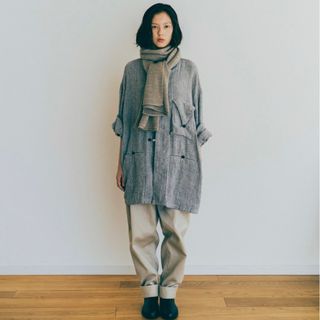 ネストローブ(nest Robe)のESSAY PALERMO SHIRT スタンドカラー  シャツ ジャケット(シャツ)