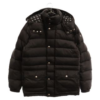 モンクレール(MONCLER)のMONCLER モンクレール ×mastermind JAPAN AMBROISE マスターマインドジャパン アンブロワーズ ジップアップダウンジャケット ブラック 32096419490554654(ダウンジャケット)