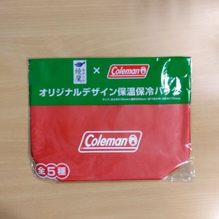 コールマン(Coleman)の綾鷹 × Coleman　保温保冷バッグ　レッド(ノベルティグッズ)