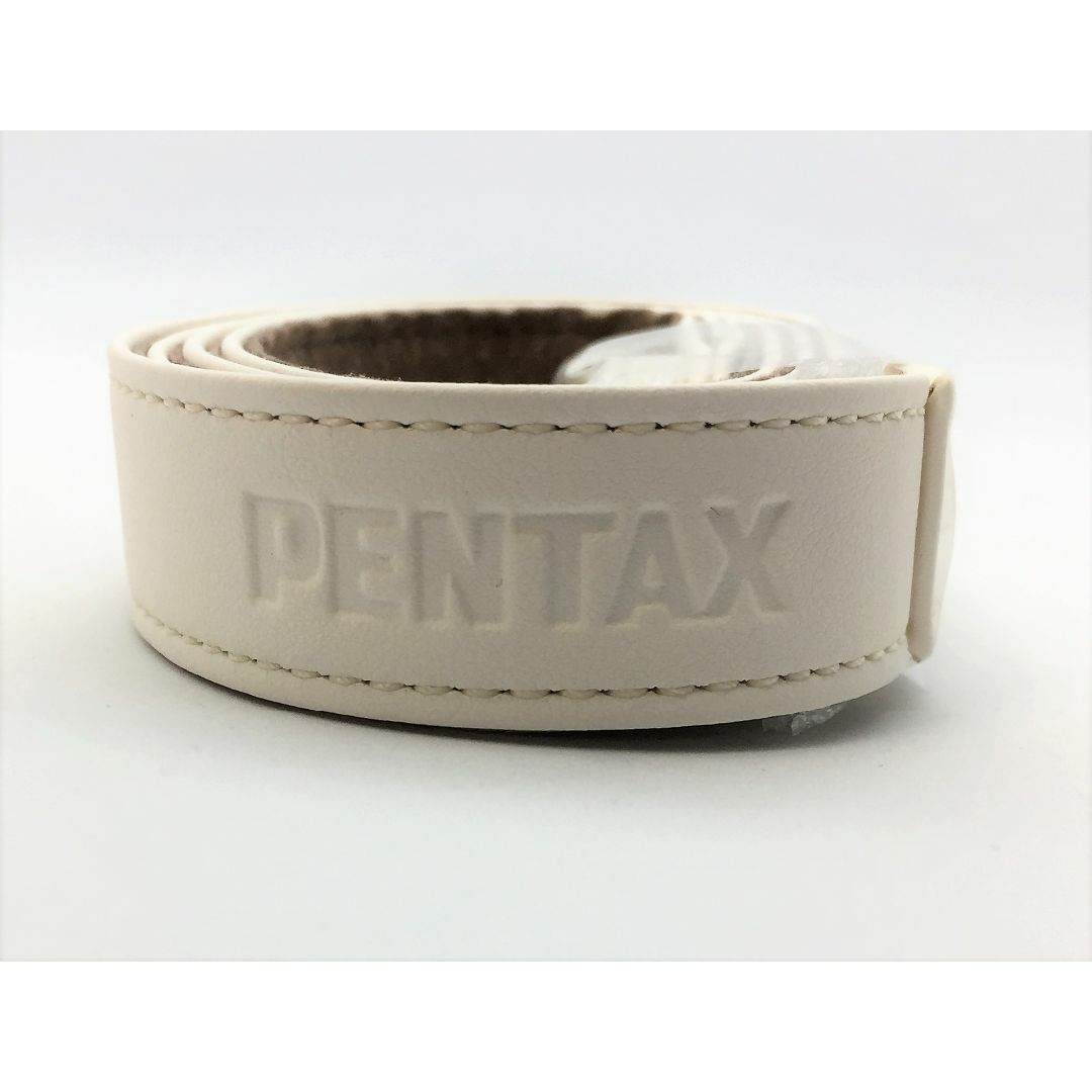 PENTAX(ペンタックス)のPENTAX 純正 ベージュ革ストラップ 幅2センチ 新品未使用!! スマホ/家電/カメラのカメラ(その他)の商品写真
