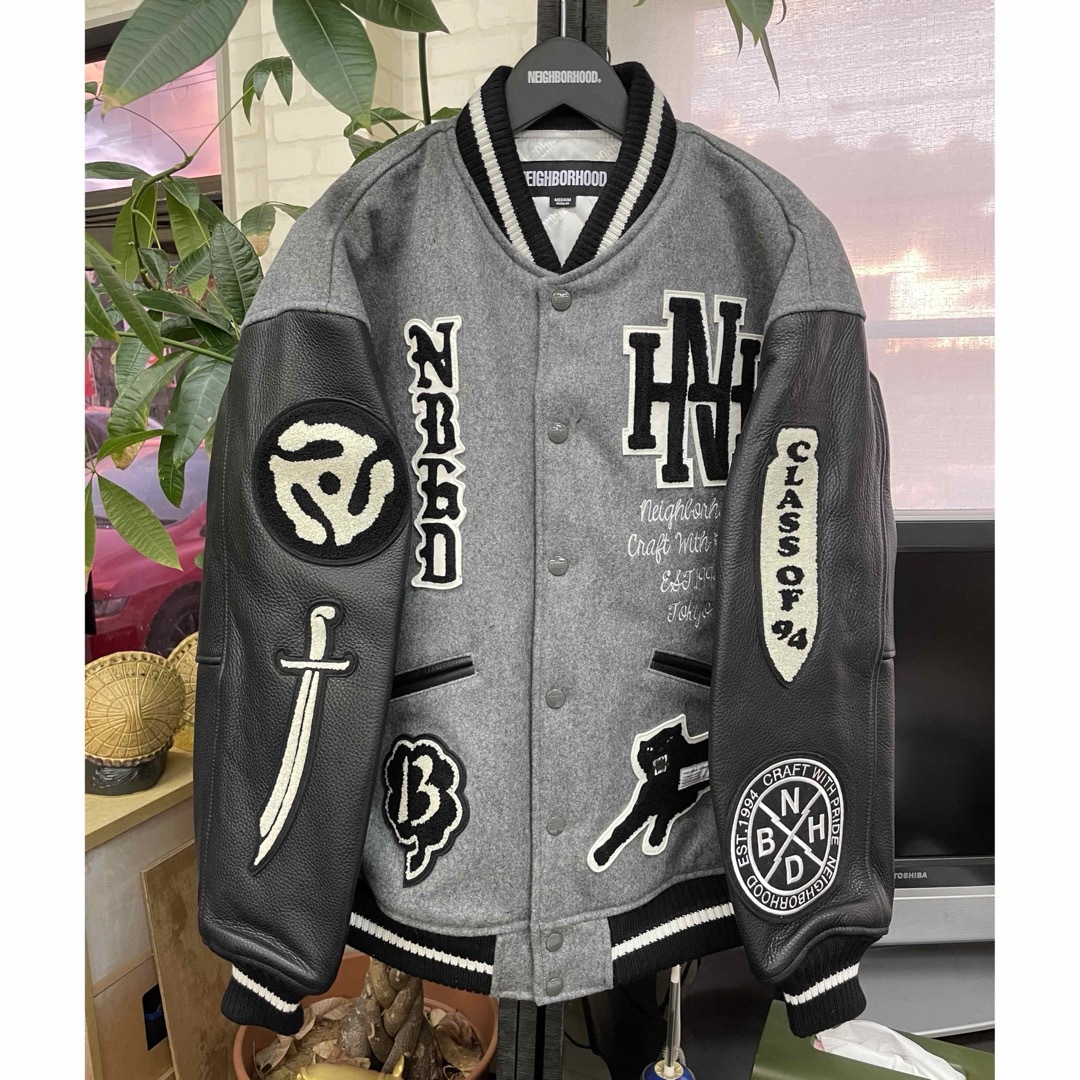 サイズ NEIGHBORHOOD STADIUM JACKET スタジャン