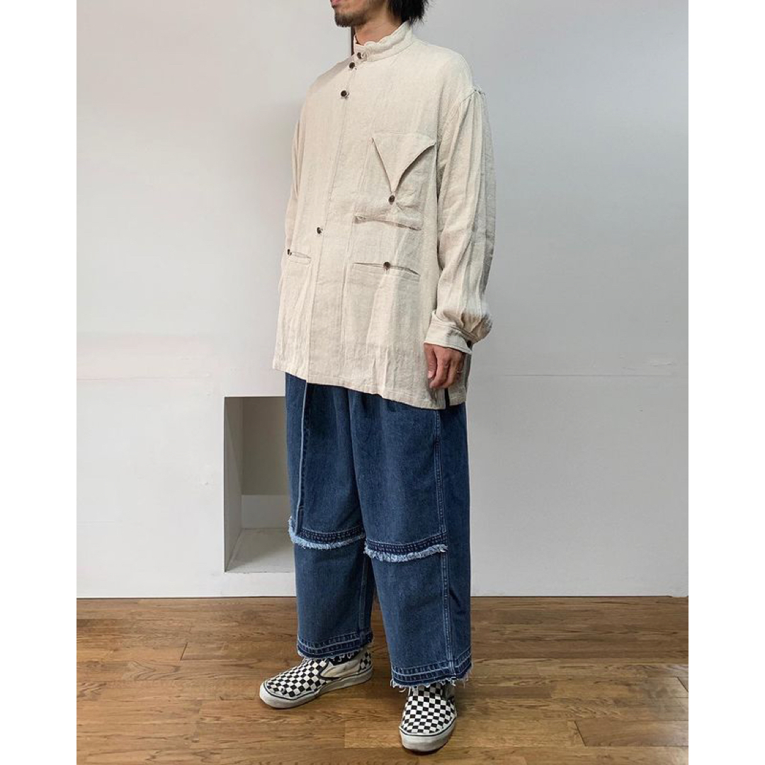 nest Robe(ネストローブ)のESSAY PALERMO SHIRT スタンドカラー  シャツ ジャケット メンズのトップス(シャツ)の商品写真