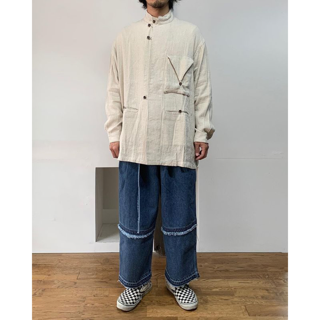 nest Robe(ネストローブ)のESSAY PALERMO SHIRT スタンドカラー  シャツ ジャケット メンズのトップス(シャツ)の商品写真