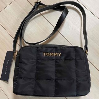 トミーヒルフィガー(TOMMY HILFIGER)のトミーヒルフィガー　キルティング　ショルダー　バッグ　ブラック　黒(ショルダーバッグ)