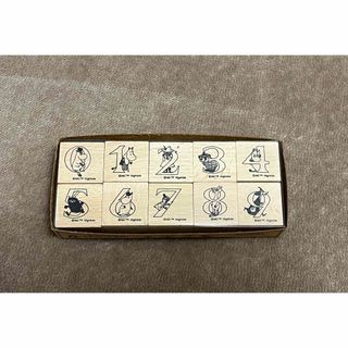 WOODEN STAMP SET MOOMIN(キャラクターグッズ)