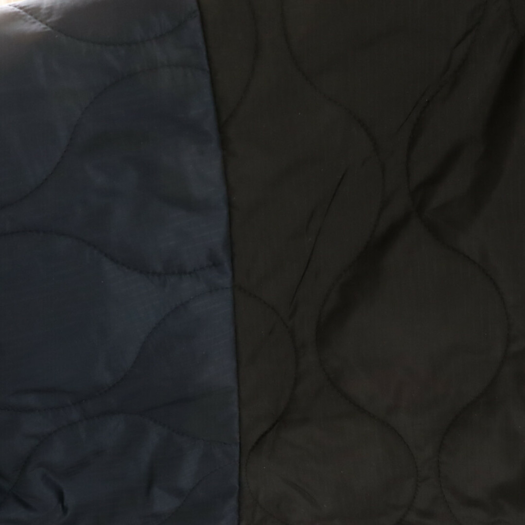 NEIGHBORHOOD(ネイバーフッド)のNEIGHBORHOOD ネイバーフッド 23AW QUILTING PONCHO ロゴ刺繍 キルティングポンチョ ジャケット ブラック 232UTNH-JKM01 メンズのジャケット/アウター(フライトジャケット)の商品写真