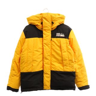 ザノースフェイス(THE NORTH FACE)のTHE NORTH FACE ザノースフェイス ×FREAKS STORE フリークスストア ポリエステル ジップアップ ダウンジャケット イエロー 184-3529(ダウンジャケット)