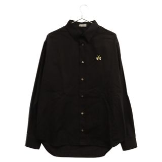 ディオール(Dior)のDIOR ディオール 19SS×KAWS Bee Embroidered Shirt カウズ ビー刺繍 エンブロイデッド 長袖シャツ ブラック 923C561W6080(シャツ)