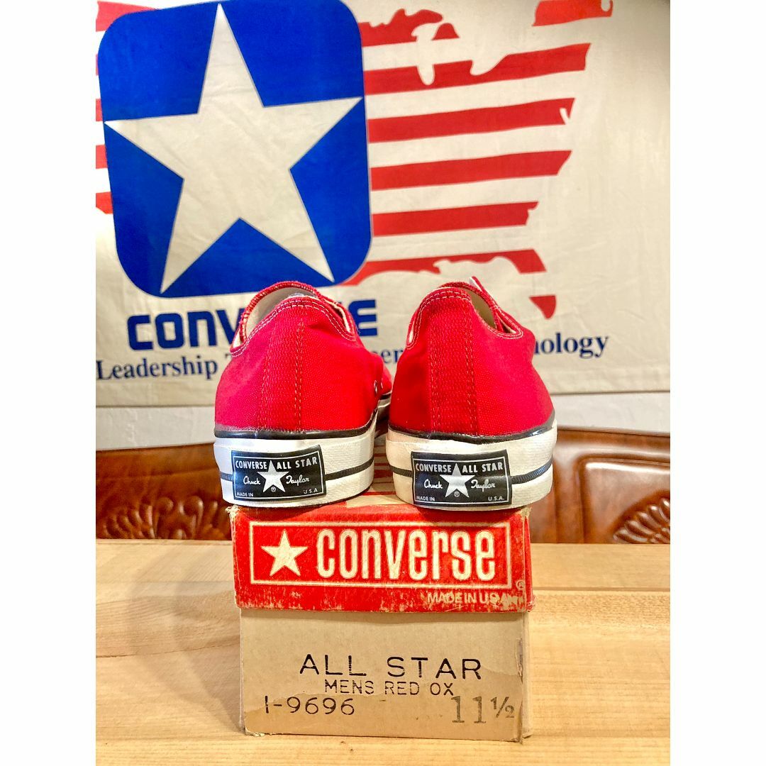 CONVERSE(コンバース)の★70s!USA!コンバース チャックテイラー 赤 デッド ビンテージ 2310 メンズの靴/シューズ(スニーカー)の商品写真