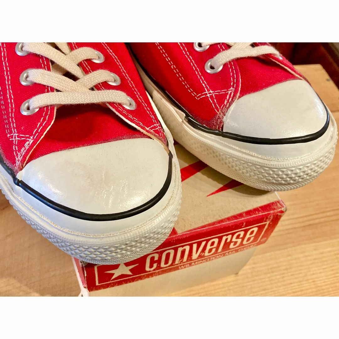 CONVERSE(コンバース)の★70s!USA!コンバース チャックテイラー 赤 デッド ビンテージ 2310 メンズの靴/シューズ(スニーカー)の商品写真