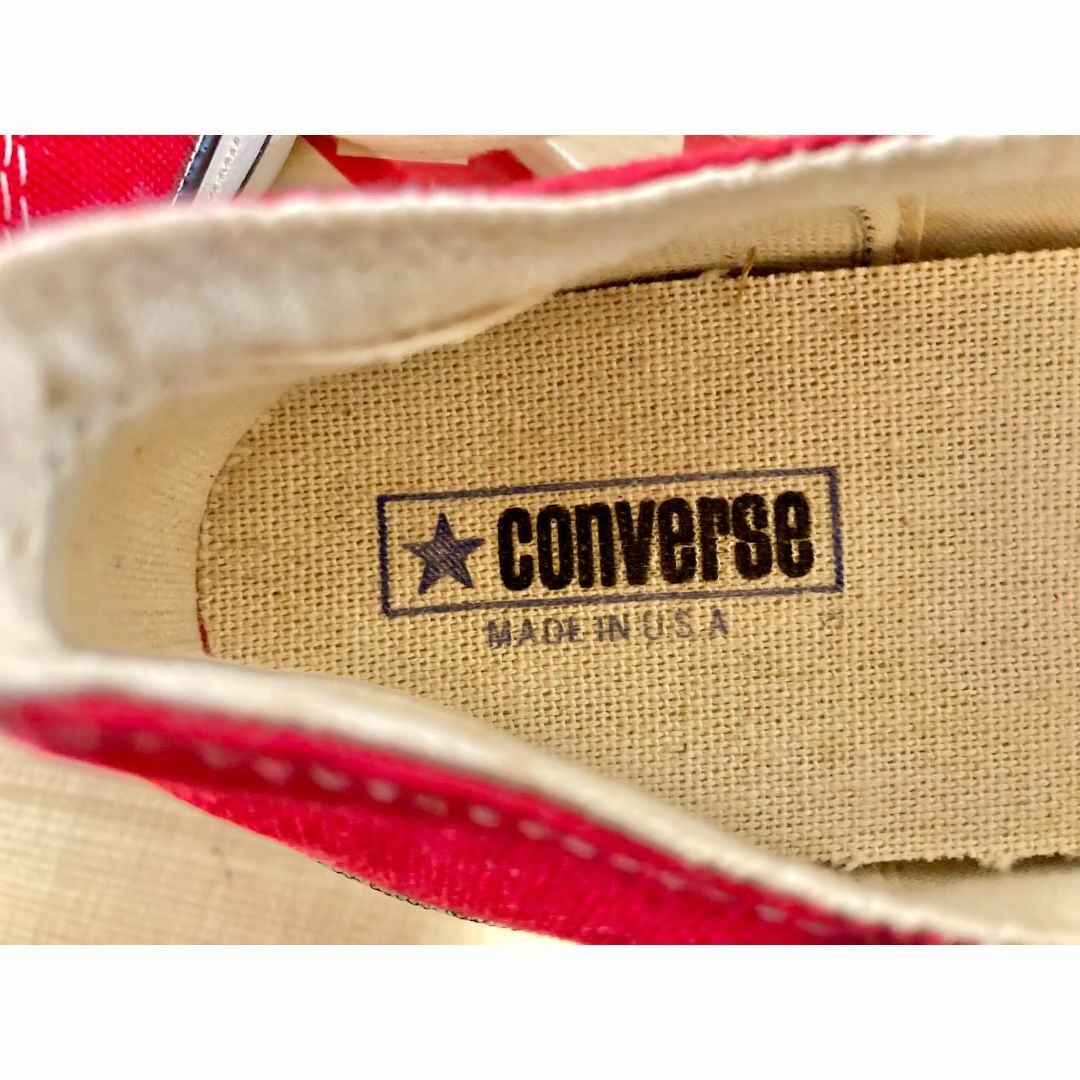 CONVERSE(コンバース)の★70s!USA!コンバース チャックテイラー 赤 デッド ビンテージ 2310 メンズの靴/シューズ(スニーカー)の商品写真