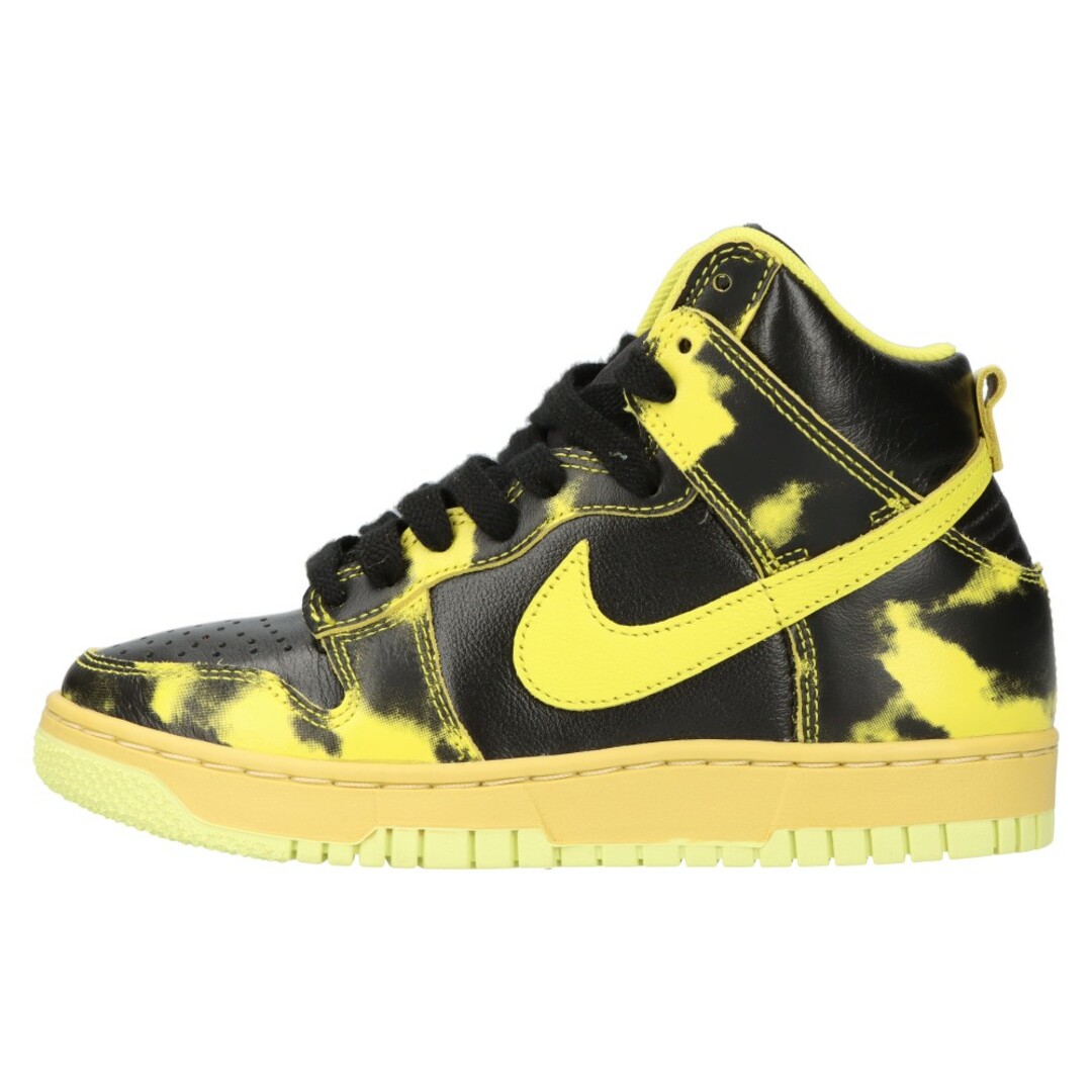 80センチ甲NIKE ナイキ DUNK HI 1985 SP Yellow Acid Wash ダンク ハイカットスニーカー アシッドウォッシュ ブラック/イエロー 23cm/US4 DD9404-001