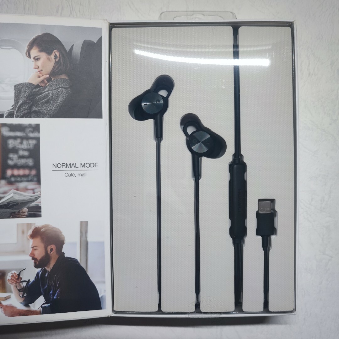 HUAWEI(ファーウェイ)のHUAWEI Active Noise Cancelling Earphones スマホ/家電/カメラのオーディオ機器(ヘッドフォン/イヤフォン)の商品写真