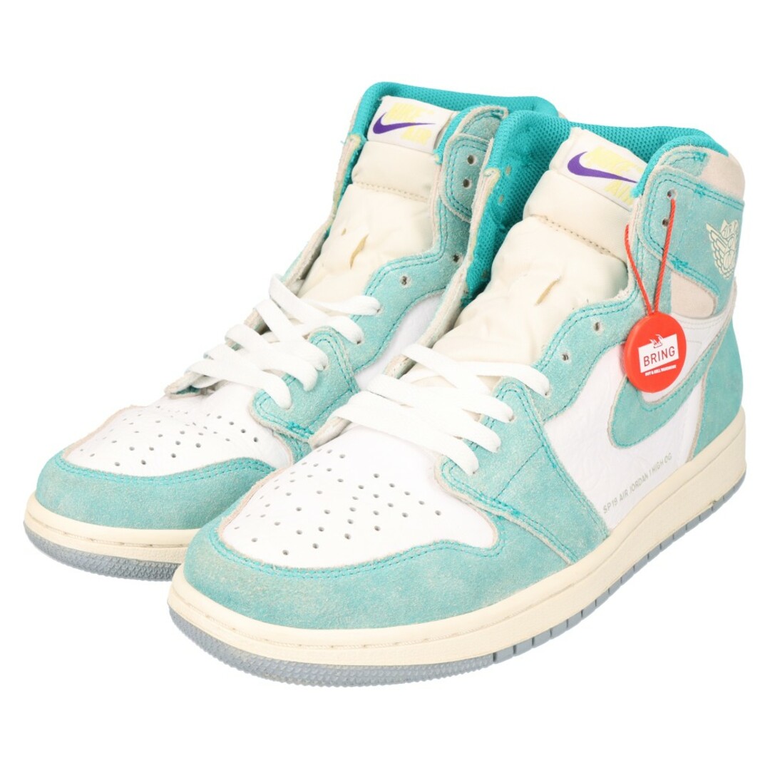 NIKE(ナイキ)のNIKE ナイキ AIR JORDAN 1 RETRO HIGH OG TURBO GREEN エアジョーダン1レトロハイオージーターボグリーン ハイカットスニーカー US9.5/27.5cm 555088-311 メンズの靴/シューズ(スニーカー)の商品写真