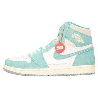 ナイキ(NIKE)のNIKE ナイキ AIR JORDAN 1 RETRO HIGH OG TURBO GREEN エアジョーダン1レトロハイオージーターボグリーン ハイカットスニーカー US9.5/27.5cm 555088-311(スニーカー)