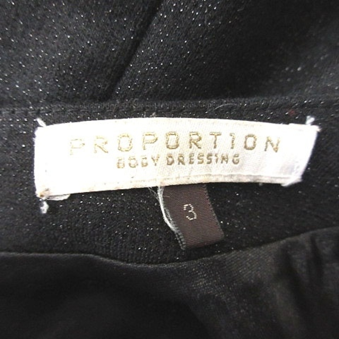 PROPORTION BODY DRESSING(プロポーションボディドレッシング)のプロポーション ボディドレッシング ワンピース ひざ丈 レース 3 黒 ■MO レディースのワンピース(ひざ丈ワンピース)の商品写真