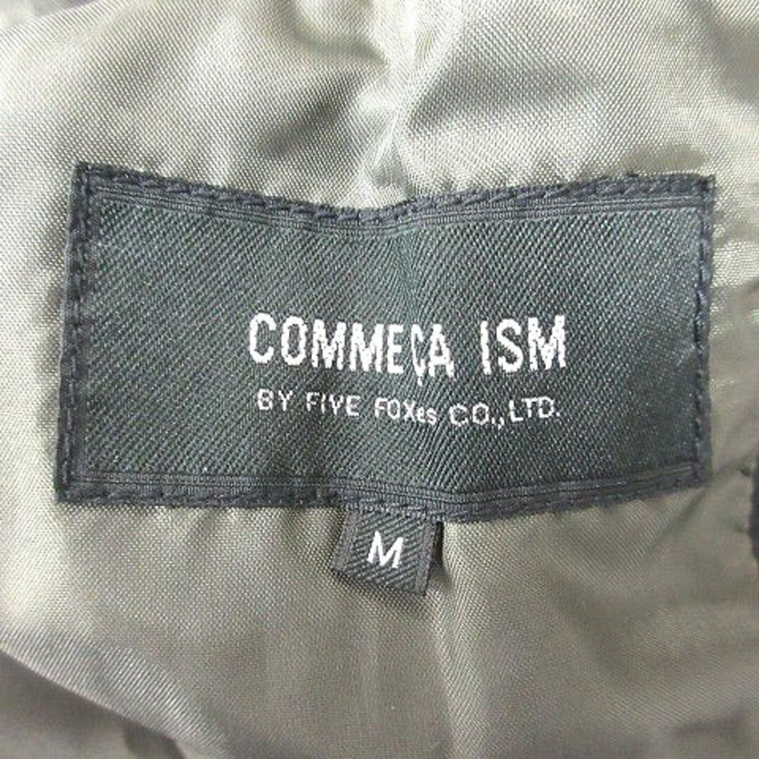 COMME CA ISM(コムサイズム)のコムサイズム 中綿ジャケット 総裏地 フード 長袖 M 黒 ブラック ■MO メンズのトップス(パーカー)の商品写真