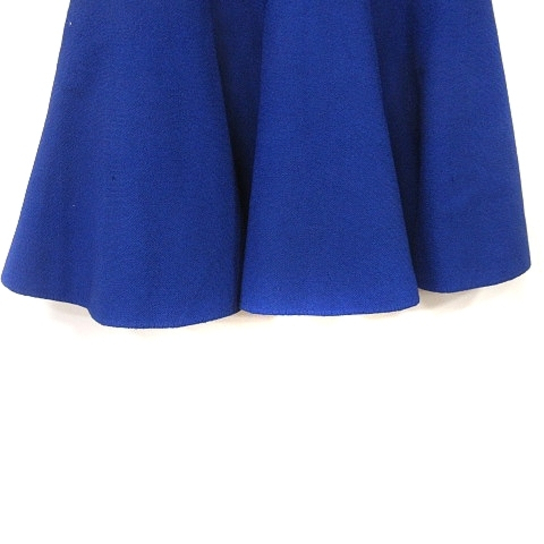 LE CIEL BLEU(ルシェルブルー)のルシェルブルー フレアスカート ミニ ニット F 青 ブルー /YI レディースのスカート(ミニスカート)の商品写真