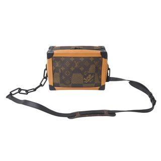 ルイヴィトン(LOUIS VUITTON)のLOUIS VUITTON ルイヴィトン ソフトトランク N40381 ブラウン ヴァージル アブロー NIGO ダミエ ブラック金具 美品 中古 57861(旅行用品)