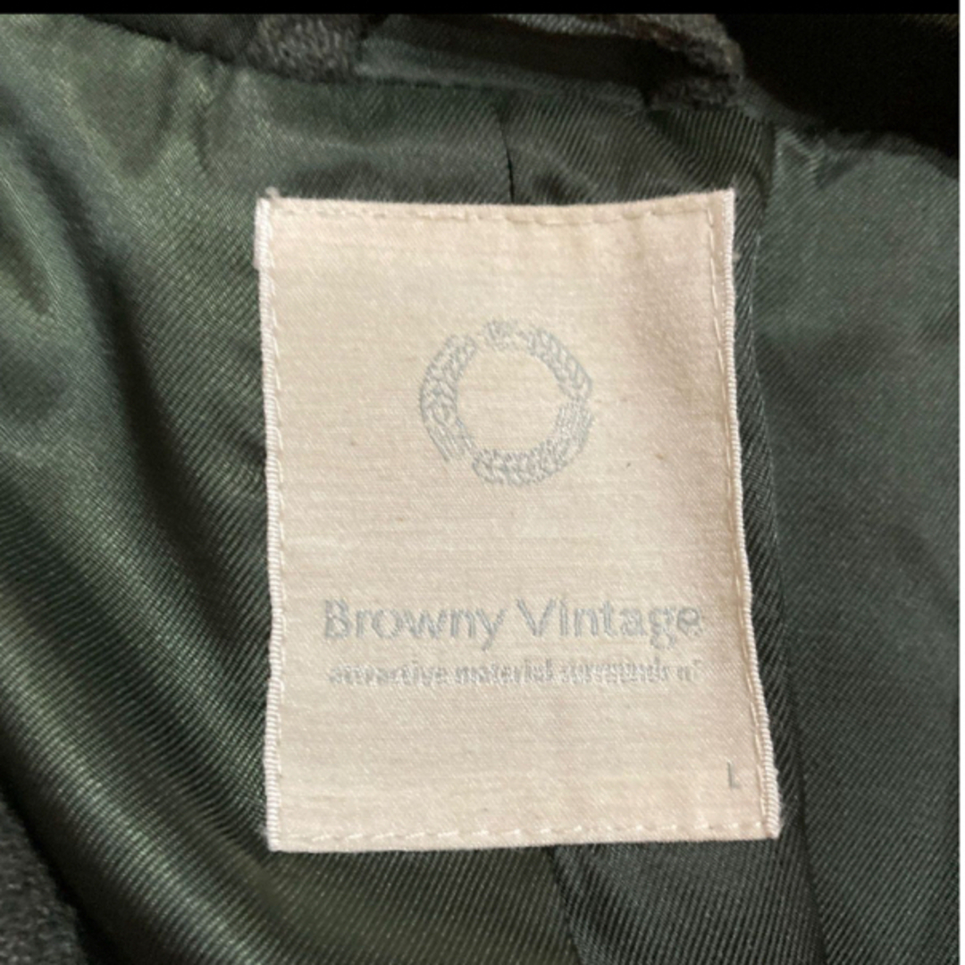 BROWNY(ブラウニー)の【お値下げ価格】BROWNY vintage  アウター　ﾓｽｸﾞﾘｰﾝ L メンズのジャケット/アウター(ブルゾン)の商品写真