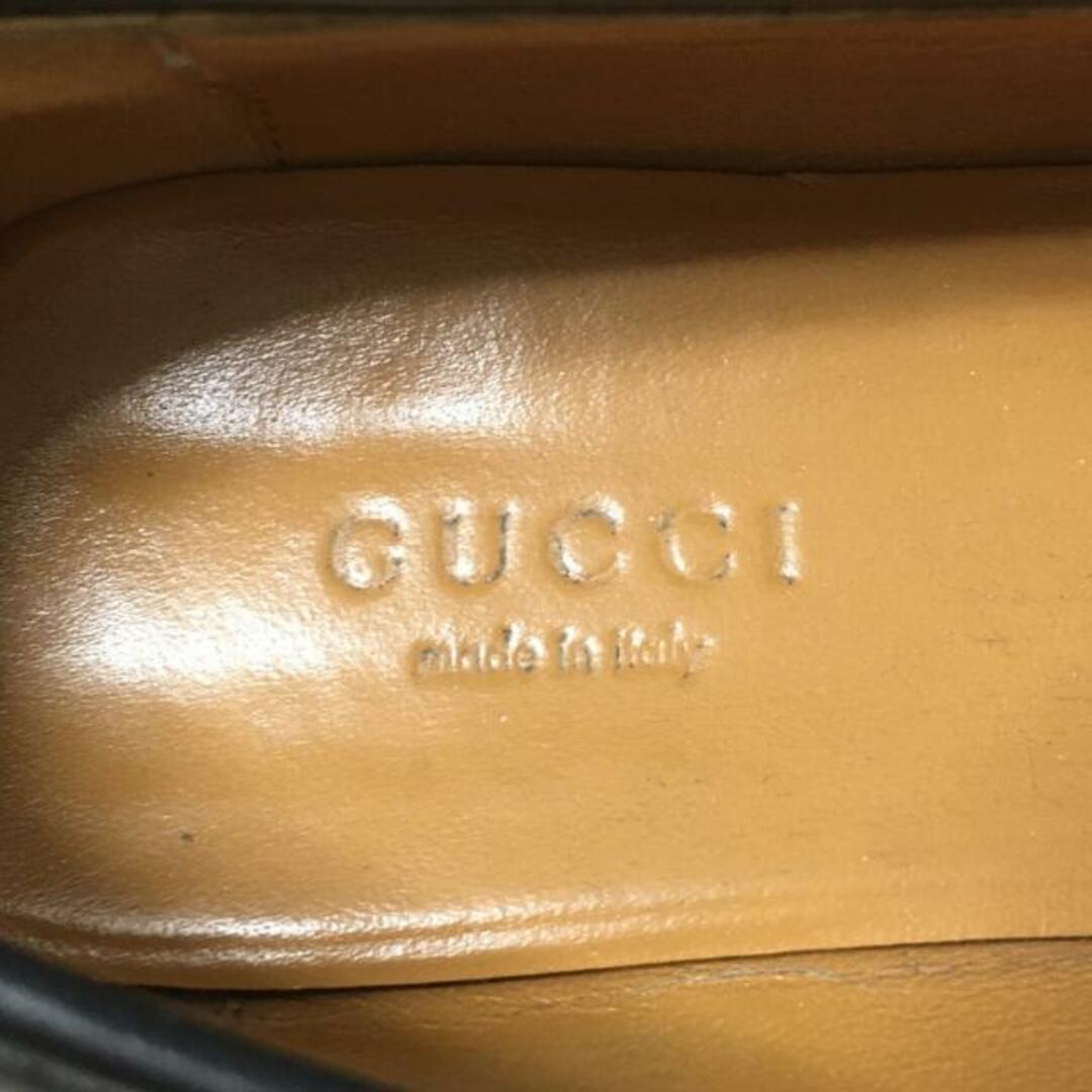 Gucci(グッチ)のグッチ ローファー 36 1/2 ヨルダーン 黒 レディースの靴/シューズ(ローファー/革靴)の商品写真