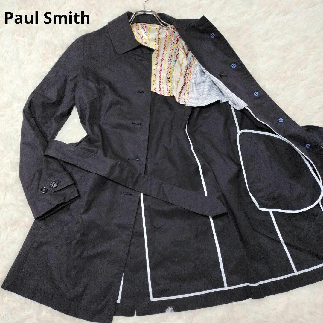 Paul Smith - ポールスミス ベルト付き ステンカラーコート ブラック L