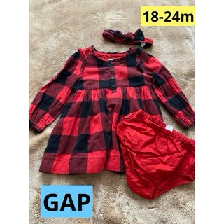 ベビーギャップ(babyGAP)のbaby GAP  ワンピース　18-24m(ワンピース)