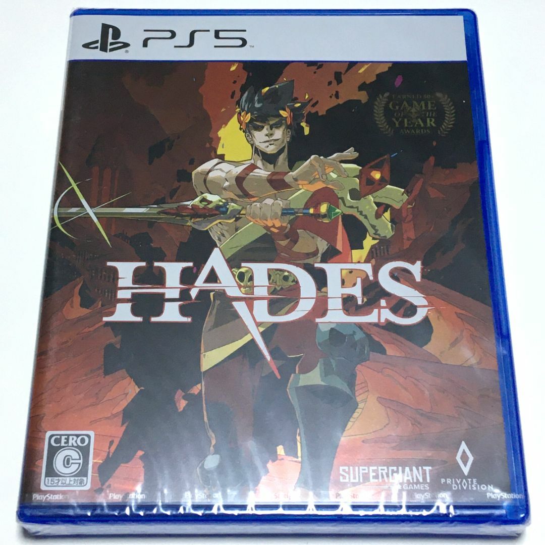 SONY(ソニー)の■【新品未開封】ＨＡＤＥＳ　ハデス　ＰＳ５　ローグライクアクションＲＰＧ■Ｂ エンタメ/ホビーのゲームソフト/ゲーム機本体(家庭用ゲームソフト)の商品写真