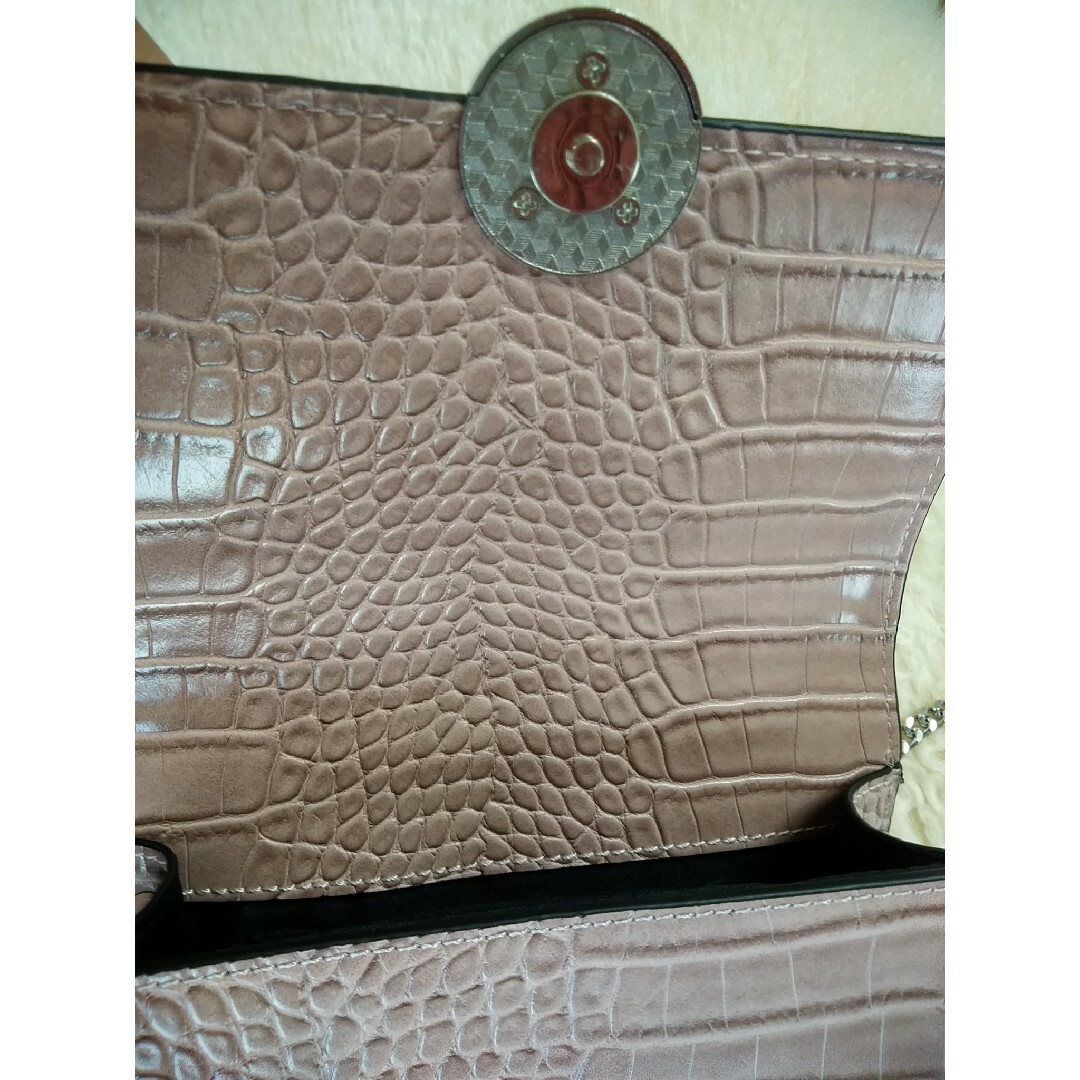 ZARA(ザラ)の美品❗ZARA TRAFALUS クロコ型押しミニショルダーバッグ❗ レディースのバッグ(ショルダーバッグ)の商品写真