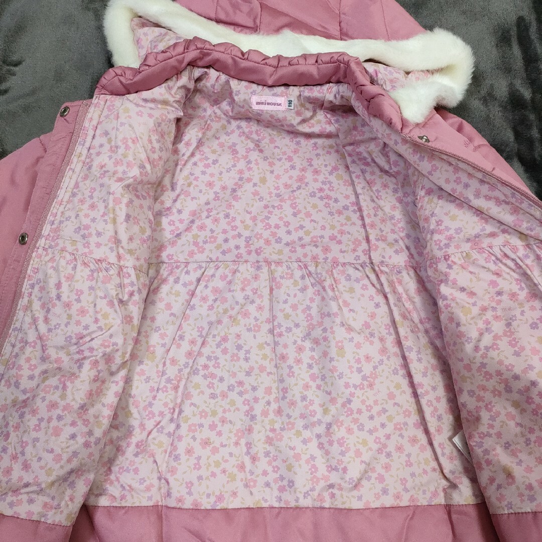 mikihouse(ミキハウス)のミキハウス サーモライト コート 110 キッズ/ベビー/マタニティのキッズ服男の子用(90cm~)(ジャケット/上着)の商品写真